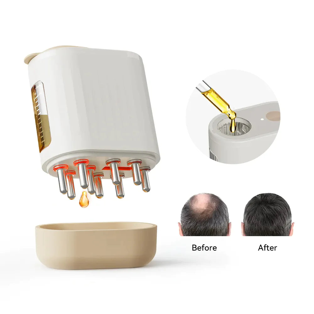 Electric Oil Applicator and Vibration Scalp Massager