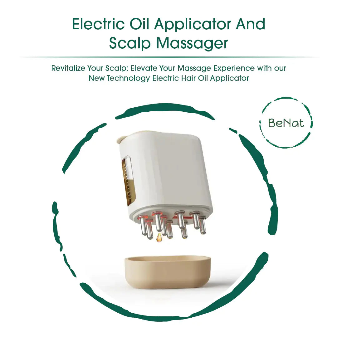 Electric Oil Applicator and Vibration Scalp Massager